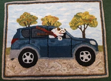 Joy Ride - Paper Rug Hooking Pattern - Prairie Road Designs