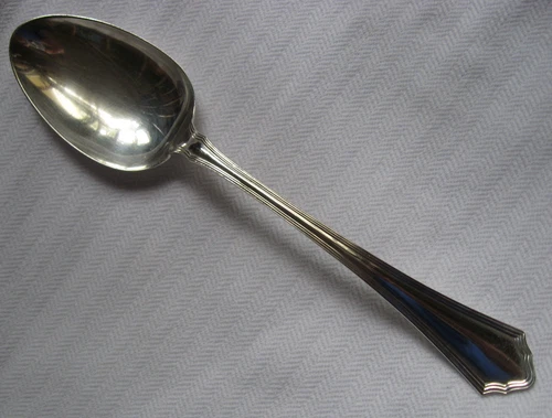 WALLACE PUTNAM 1912 STERLING SILVER 8-1/8" SERVING TABLESPOON *NO MONOGRAM* 46g