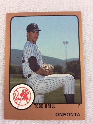 1988 Oneonta Yankees-ProCards Minor League Baseball Card-Todd