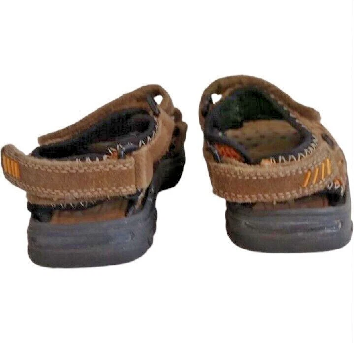 Sandalias de cuero Kid Connection Action Flex Shoes para niños pequeños talla 4 Foto 4 de 4