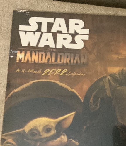 Calendario Star Wars Mandalorian 16 meses 2022 - Imagen 4 de 11