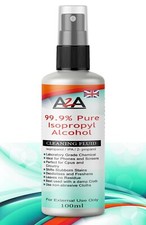 99.9 %, Pure Isopropyl , Propan-2-ol, Rubbing A/L, INDUSTRIAL GRADE 100ML SPRAY