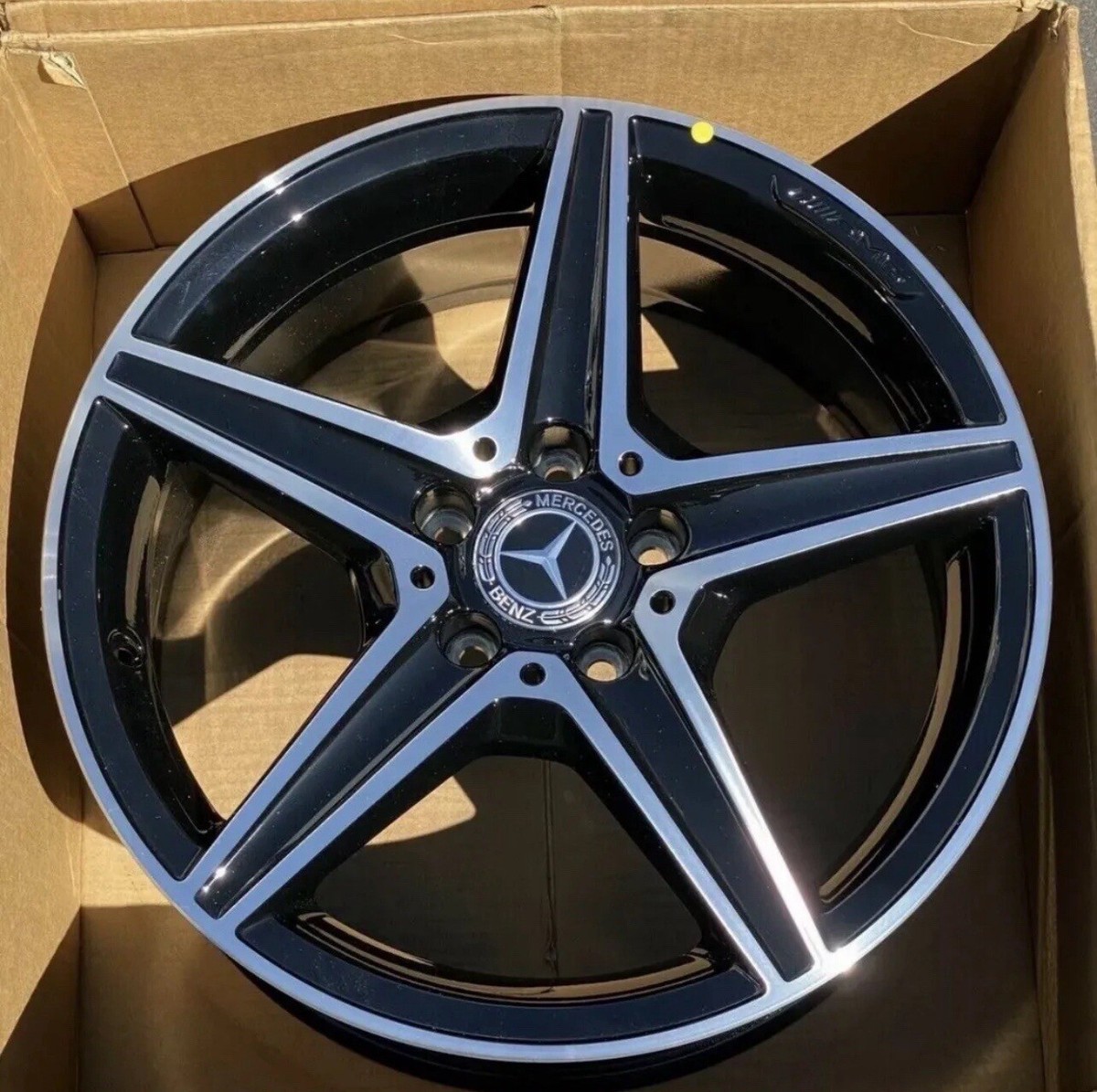 18” AMG A2054017700 18x8.5 Single REAR Wheel Rim Mercedes Benz C