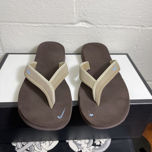 Nike Celso Thong Flip Flop Sandals Women's Size 9 Brown/ Beige/ Blue eBay