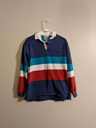 Vintage Dockers Men's Color Block Polo Shirt - Picture 1 of 4