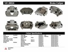 Disc Brake Caliper-Premium Semi-Loaded Caliper Housing and Bracket Front Left