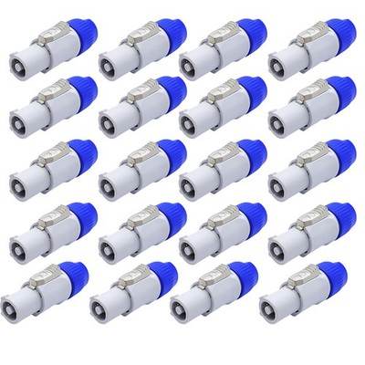 Powercon 3 Pin AC Connector Male Plug Speaker Power Adapter NAC3FCA NAC3MA-1 