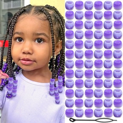 NAISKA 90Pcs Gradient Purple Small Beads for 1 Count (Pack of 60), 
