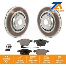 Front Coated Disc Brake Rotors And Ceramic Pads Kit For Audi TT Quattro TTS