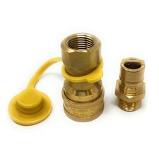 1/2" QDD Quick Connect/Disconnector Male Insert Plug Solid Brass 1/2 PSIG P...