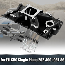 For Chevy Sbc 4150 Efi Single Plane Fuel Injection Intake Manifold 300-260 Black