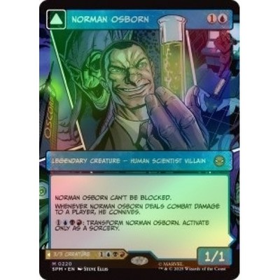 Foil Norman Osborn (borderless) M/NM Magic MTG Marvel's Spider-man | eBay