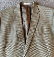 LRL Ralph Lauren Men's Houndstooth Silk Wool Sport Coat Blazer - Size 48R