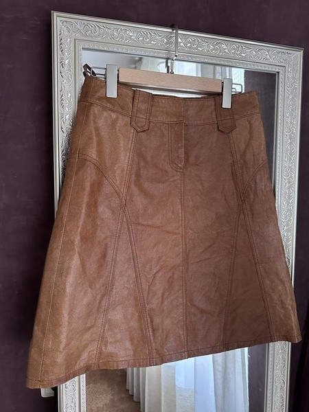 Women Hallhuber Skirt Beige 34 / XS / 42 #91LM