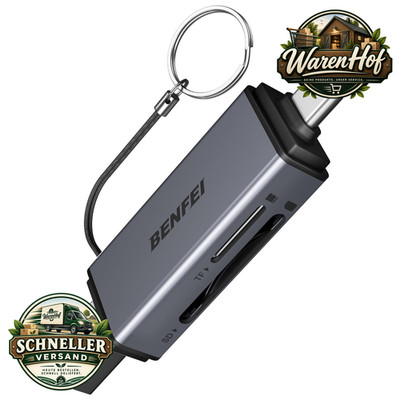 SD Kartenleser USB 3.0 USB C Highspeed OTG Adapter für SD/MMC/Micro SD