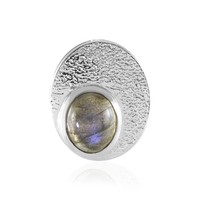 Cavill SilberanhäNger Labradorit 3,47Ct Oval 925 Sterling Mit Platin