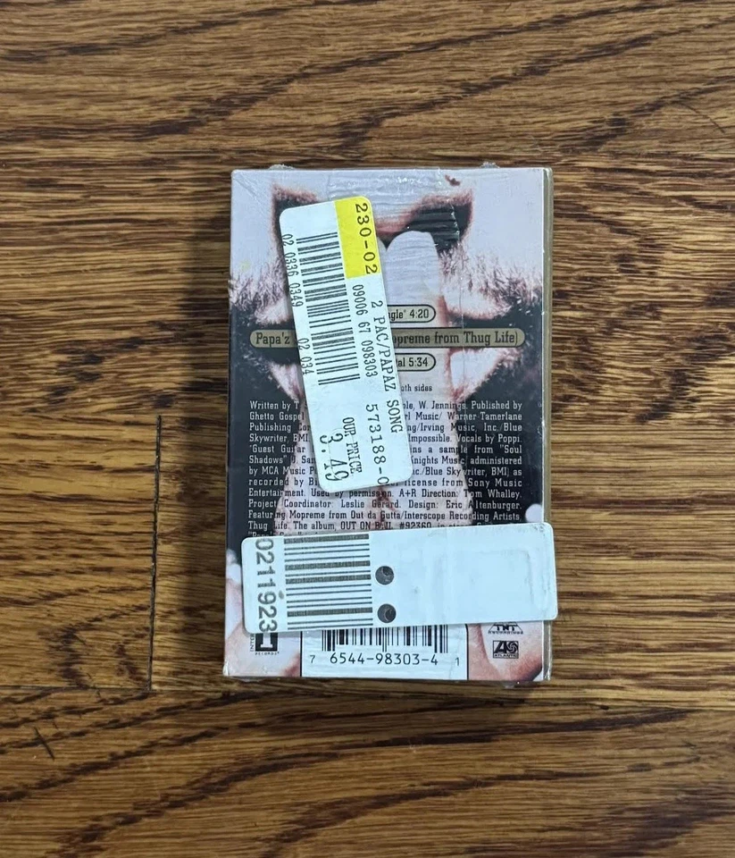 Vintage 2Pac Papa'z Song Cassette (Sealed) - Image 2 of 2