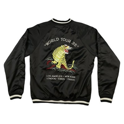 Stussy Jacket Men MEDIUM World Tour 35th Anniversary Reversible Sukajan Bomber M