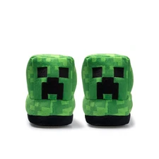 New Little/Big Boys' Ground Up Minecraft 3D Slip-On Slippers 11/12 13/1 2/3 4/5