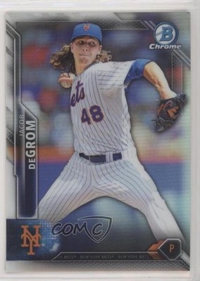 2016 Bowman Chrome Refractor 355/499 Jacob deGrom #4 6u5