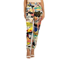 1990S Christian Lacroix French Magazine Collage Pants