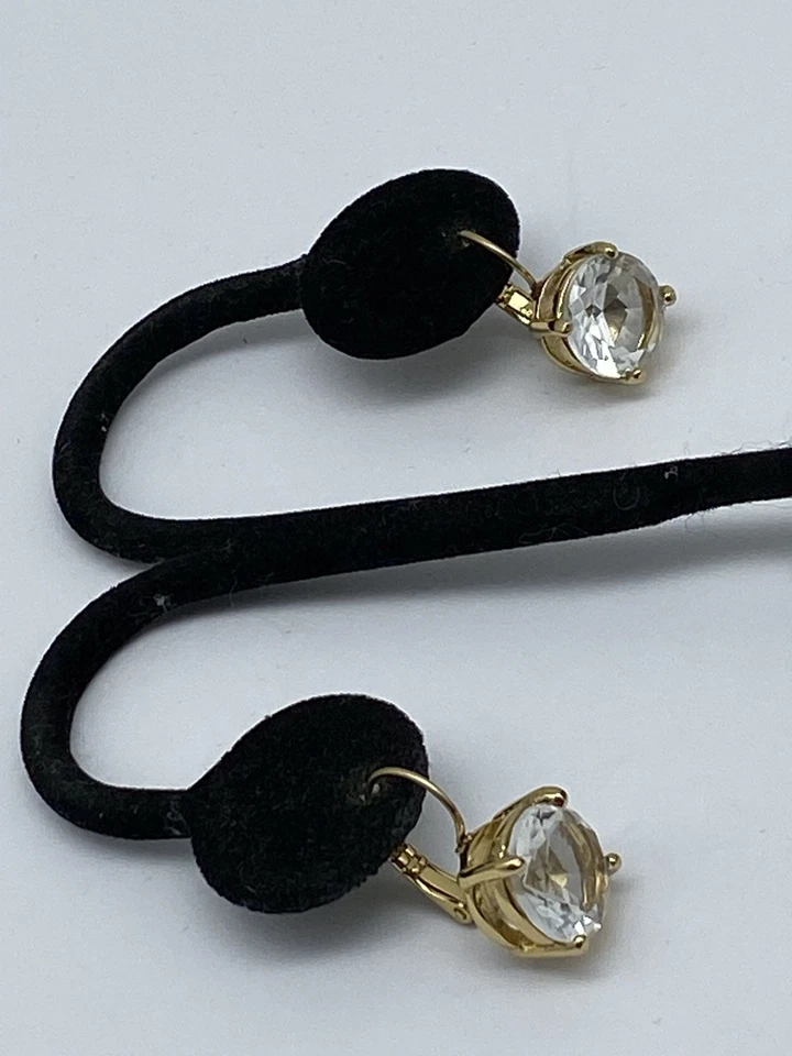 Pendientes Kate Spade tono dorado circonita cúbica 6,1 g Foto 4 de 4