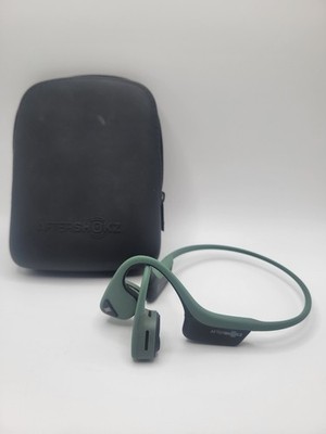 AfterShokz Trekz Air AS650 Wireless Bone Conduction Headphones Forest Green+Case