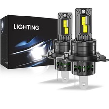 2Pack H4 9003 HB2 Bulb White Light,30000LM Bright 6000K, 1:1 Size Replacement...