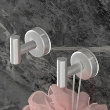 Stainless Steel Suction Hook Heavy Duty Wall Hook Kitchen Bathroom Towel Clothes