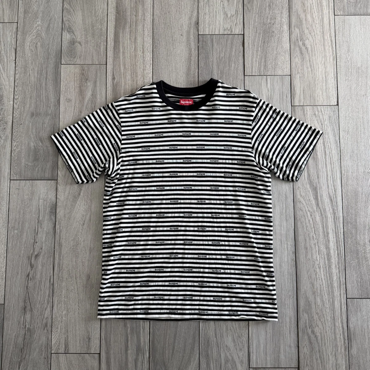 25+ Supreme Short Sleeve Striped T-Shirts for Men for sale