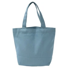 Canvas Tote Bag Mini Canvas Bag with Handle Small Reusable Handbag Blue