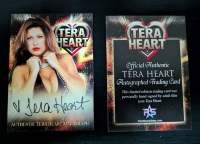 Tera Heart EXCLUSIVE Signed Trading Card Pornstar Autograph LE | eBay