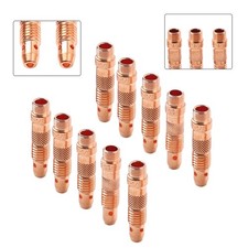 10PCS 10N28 3.2mm 1/8" Collet Body For WP-17 WP-18 WP-26 Tig Welding Torch