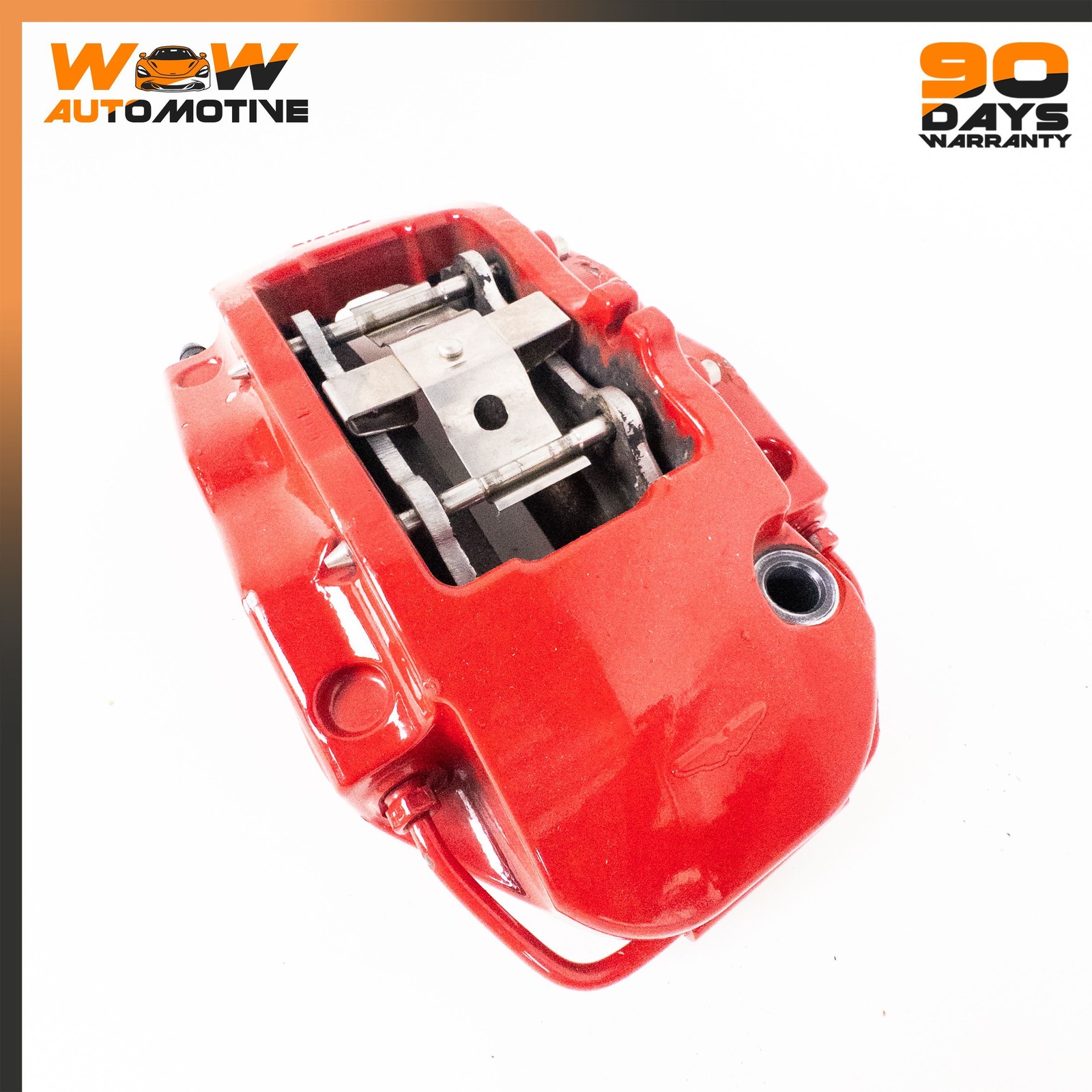 05-16 ASTON MARTIN V8 VANTAGE DB9 REAR LEFT RIGHT PARKING BRAKE CALIPER RED OEM
