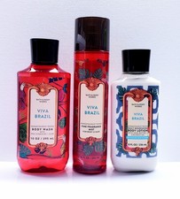 Bath  Body Works VIVA BRAZIL Body Lotion, Body Wash, and Fragrance Mist 3 pcs 