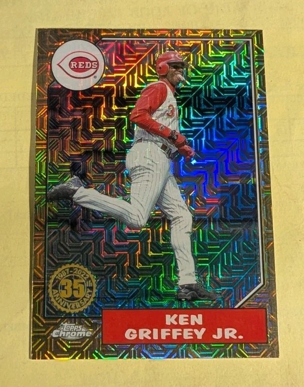 2022 Topps Update Series - 1987 Chrome Silver Pack Mojo Ken Griffey Jr. 