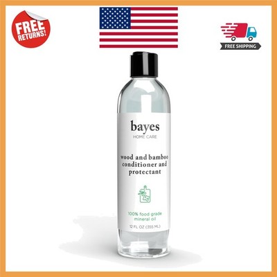 Cruelty-Free 12 Oz Mineral Oil for Cutting Boards - Natural Wood Preserver