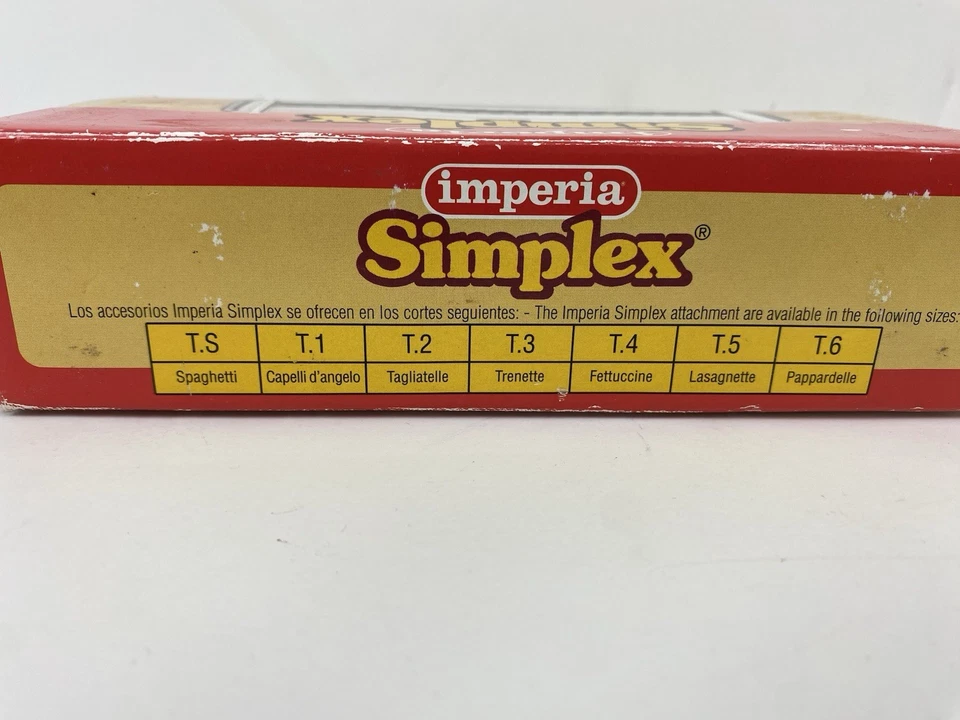 NEW Imperia Simplex Motor Spaghetti TS Attachment Long Noodle - Image 2 of 4