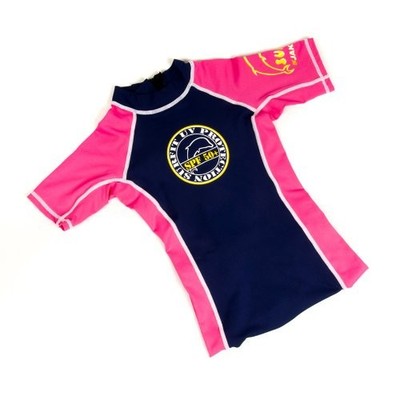 USN Quick Dry Mädchen Badeshirt Schwimmshirt 3 Jahre bunt - blau/Rose