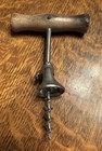 Vtg Italian Cork Puller Wood Handle Bell Worm Corkscrew Wine Bottle Opener T-Bar — photo 3