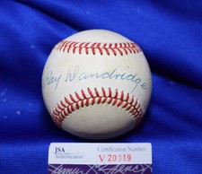 Ray Dandridge JSA Coa Autograph American League OAL Signed BasebaLL