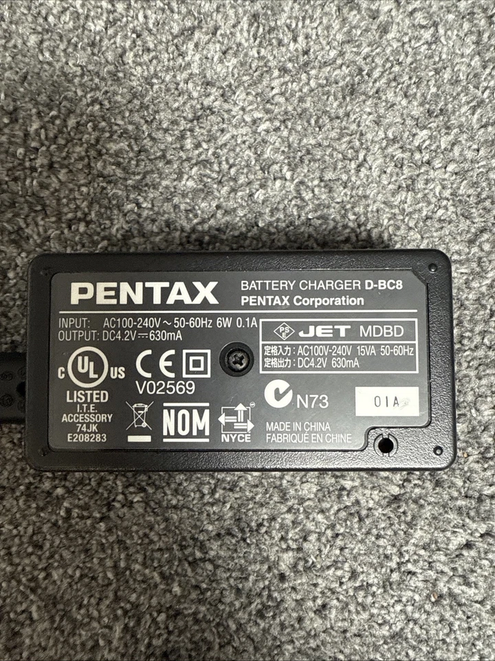 Pentax Battery Charger D-BC8 & Power Supply - Image 4 of 4