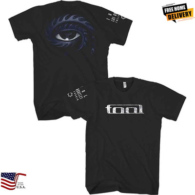 Tool Band T-shirt, Tool Rare Design Black Short Sleeve Big Eye, Reprint