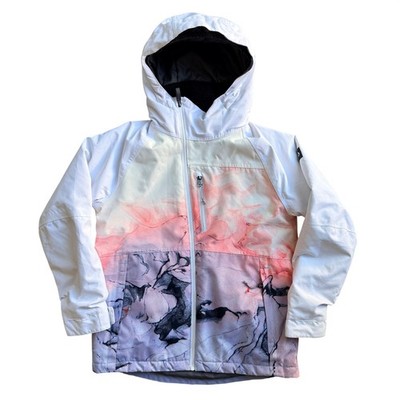 686 Hydra Thermagraph Jacket Peppercorn Cloudbreak Marble Pink Women Medium