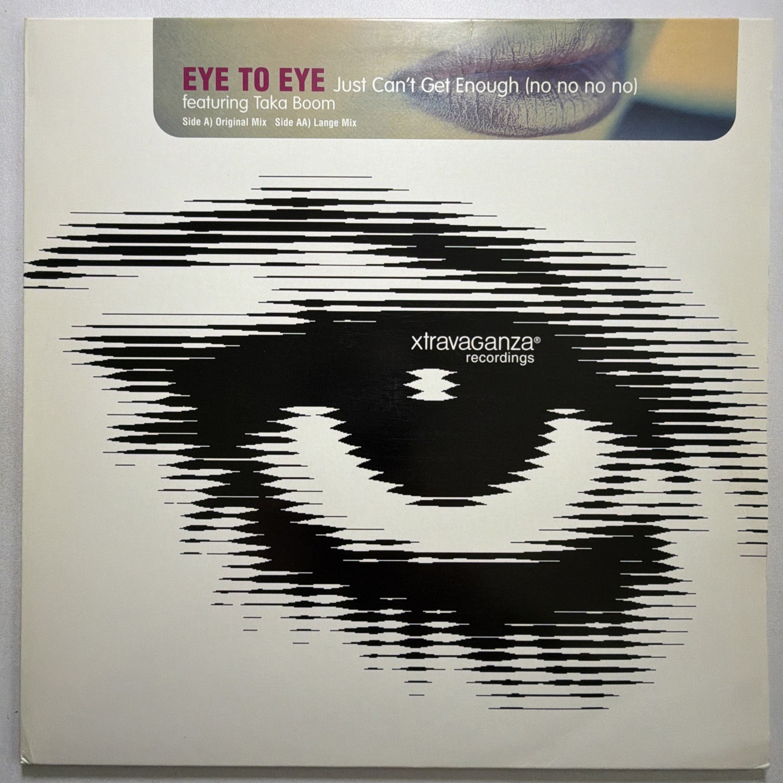 Eye To Eye Feat Taka Boom Just Can't Get Enough  12"" vinyl record 2001 trance EX