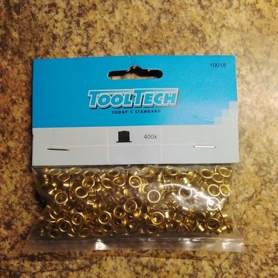 Tooltech 10018 Ösen 4,5 mm Messing 400 Stück