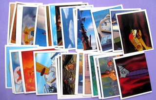 TALESPIN DISNEY BUNDLE OF 50 STICKERS PANINI 1991 VG