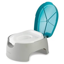 Potty Seat Topper  Stepstool w/ Integrated Splash Guard  Non-Slip Feet