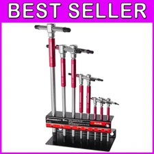 T-Handle Hex Allen Key Wrench Set w/ Speed Sleeves, 8 Pc SAE