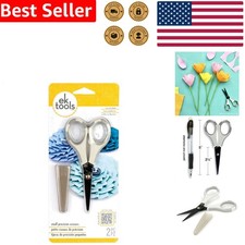 EK Tools Honey Bee Precision Scissors 5in Titanium Non-Stick Multicolor Ambid...